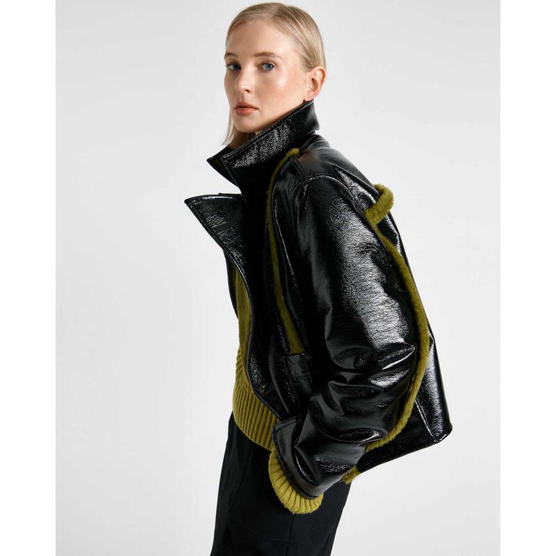 Cue Reversible Faux Fur Jacket image number 3